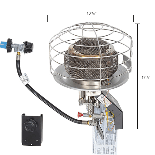 Heater Corporation 30,000 45,000 BTU 540 Dregree Tank Top Heater F242540 Mr  Heating, Cooling u0026 Air Home u0026 Garden Space Heaters tagumdoctors.edu.ph
