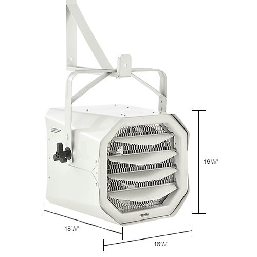 Horizontal Unit Heater 10KW -  240V - 1 or 3 Phase
