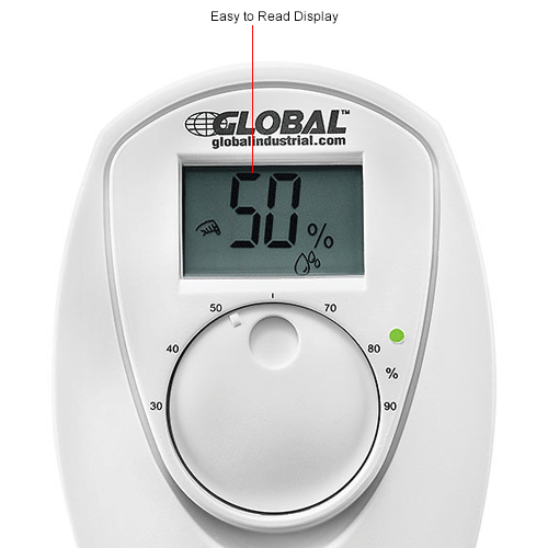 Global Industrial® Plug In Humidifier Control 120V, 15A, Analog 3090 Relative Humidity