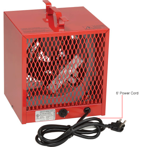 Fahrenheat® Contractor Heater Brh402 30004000w At 208240v Plug Type