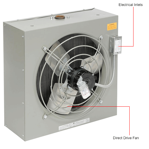 Modine Steam or Hot Water Unit Heater HSB165SB01SA, 165000 BTU