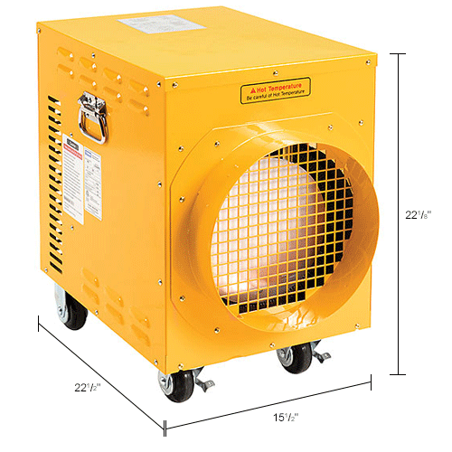 Global Industrial™ 10.2 KW Portable Electric Heater, 240V, Single Phase