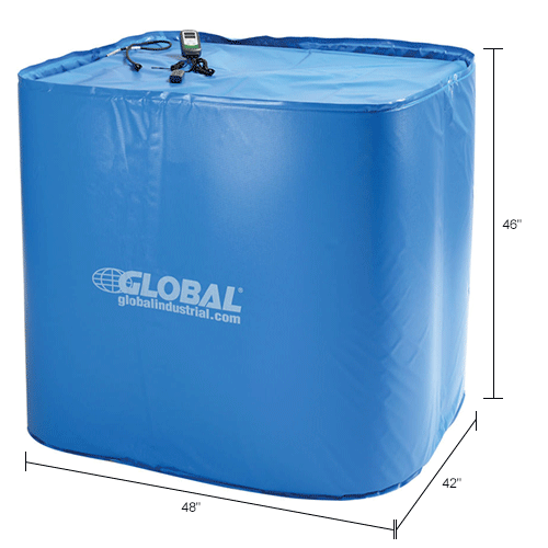 Global Industrial® Insulated Tote Heating Blanket For 330 Gal IBC Tote