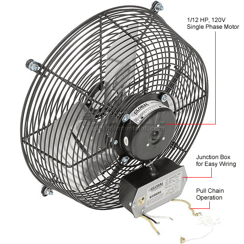 12 Inch CD Exhaust Fan