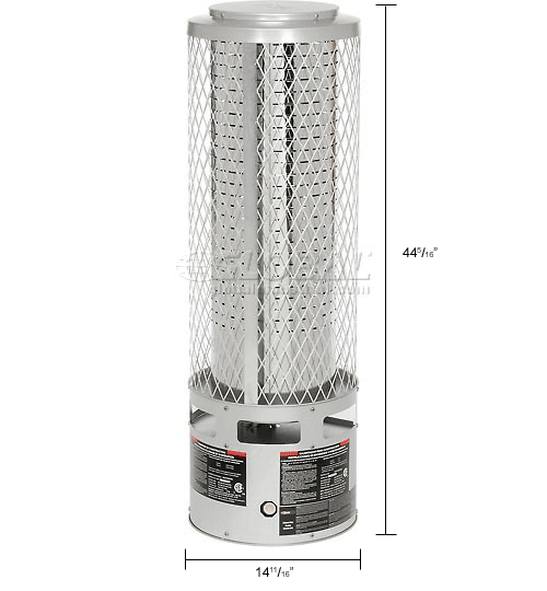 Dyna-Glo™ Portable Radiant Natural Gas Heater, 250000 BTU