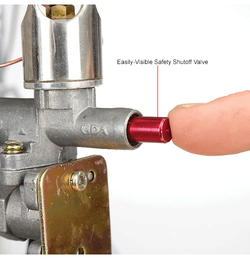 DynaGlo™ Tank Top Propane Heater, 40000 BTU