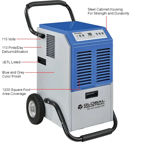 GLOBALIT Global Industrial™ Commercial Dehumidifier w/ Humidistat