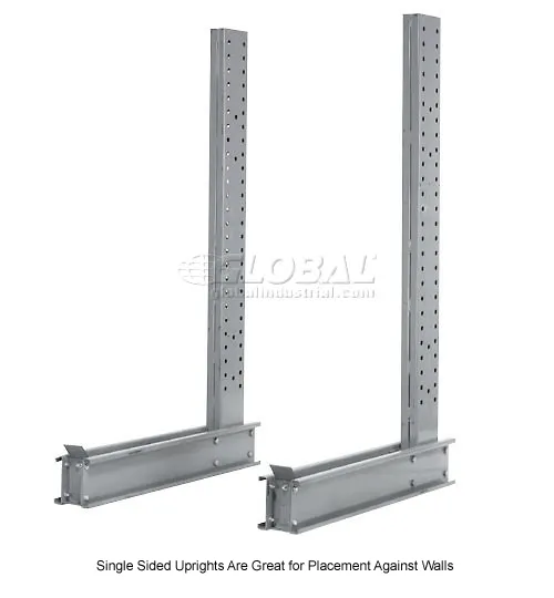 Ganta　Wall サンドバーラック Mサイズ Global Industrial™ Single Sided Cantilever Rack Starter, 2