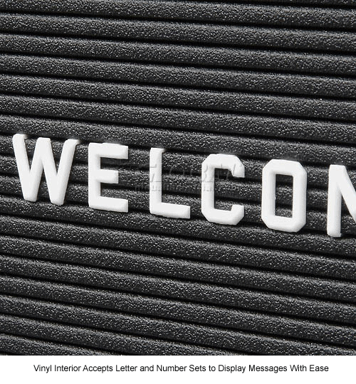 United Visual Products OneDoor Outdoor Letter Board 18"W x 24"H