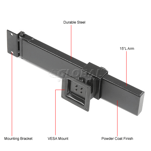 Single LCD Monitor Arm Kit for Orbit