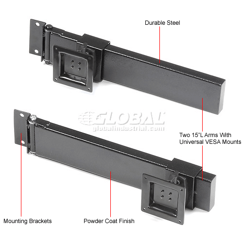 Double LCD Monitor Arm Kit for Orbit