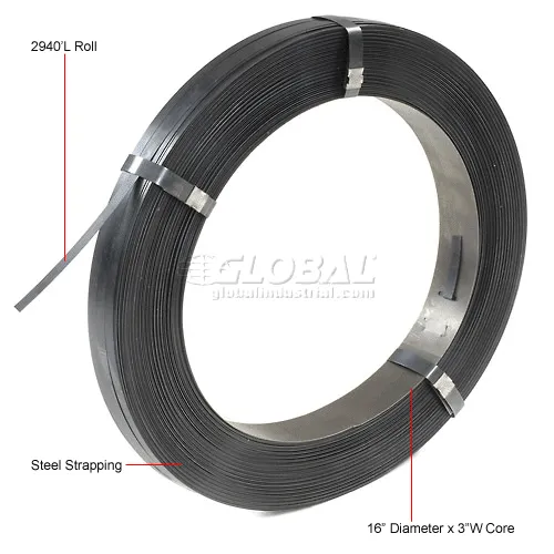 Nifty Products SST12 Steel Strapping Coil, 1/2x200Ft.