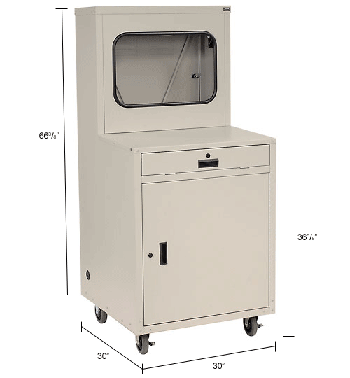 Global Industrial™ Deluxe LCD Industrial Computer Gray