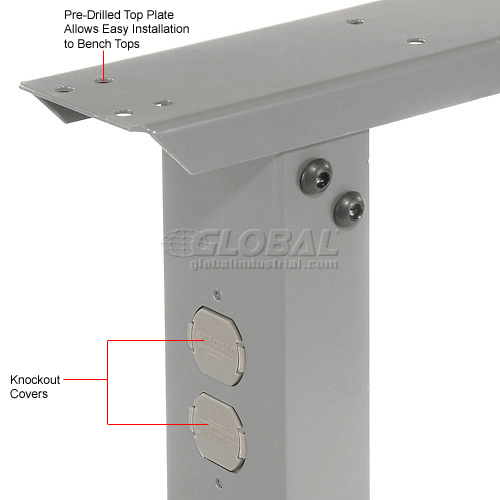 Adjustable Height Leg for Benches