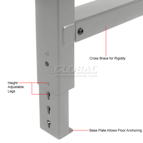 Adjustable Height Leg for Benches