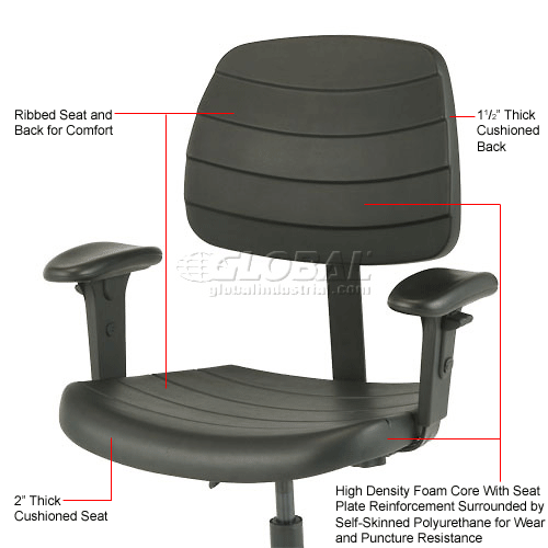 Deluxe Polyurethane Chair With Armrest