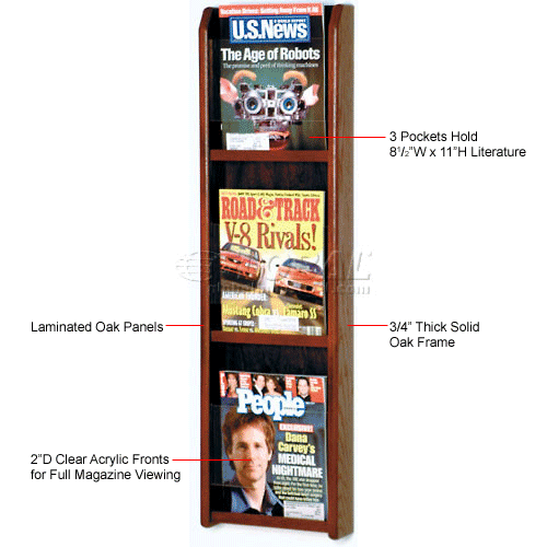 Oak Literature Organizer