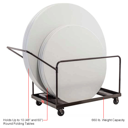 Chair & Table Carts Chair & Table Carts Interion® Table Cart For 48