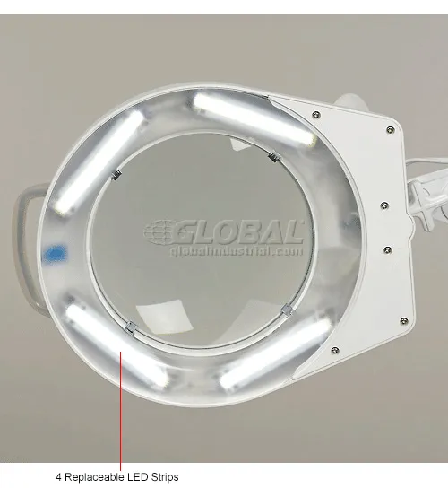 Omano New Desktop 3/12 Diopter LED Magnifying Lamp ESD-Safe