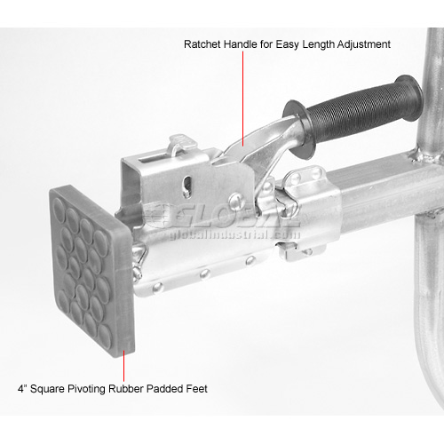 Ancra® 4920527 Steel Cargo Control Bar & Load Stabilizer with Welded Hoop