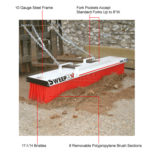 Forklifts & Attachments Brooms & Scrapers SweepEx® SPB720 Pro