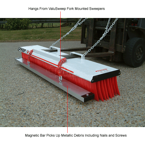 Forklifts & Attachments Brooms & Scrapers SweepEx® VMB0481 ValuSweep Bar Sweeper