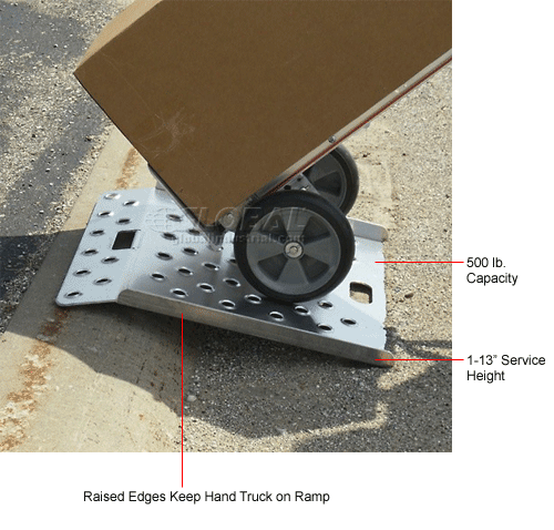 Cutter Ramps Mower Ramps For Blade Change EAGLE MFG. Portable Poly Hand Truck Curb ...
