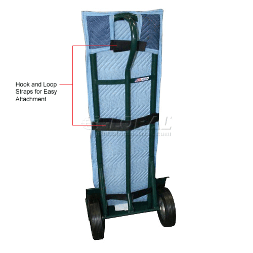 Padded Blue Quilted Fabric Hand Truck Cover