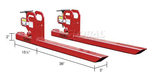 clamp on bucket forks