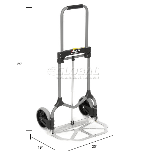 Global Industrial™ Folding Hand Cart 200 Lb. Capacity 251848