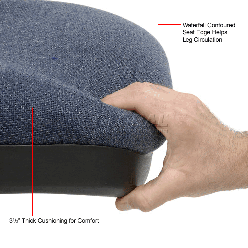 Chairs Fabric Upholstered Task Chair Fabric Blue 252260BL