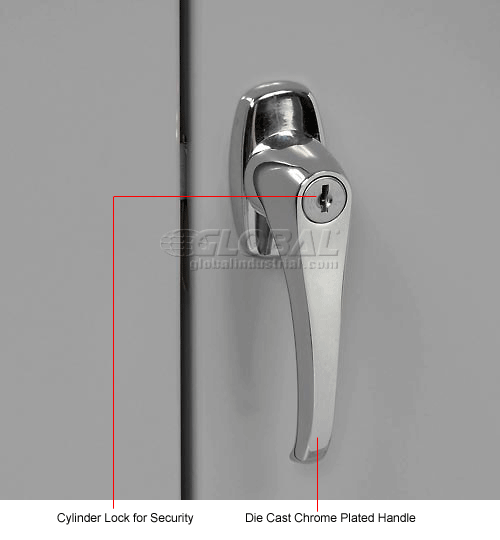 Tennsco Standard Storage Turn Handle, 36"Wx24"Dx72"H, Medium