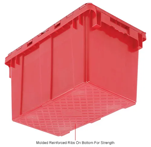 Global Industrial™ Plastic Attached Lid Shipping & Storage