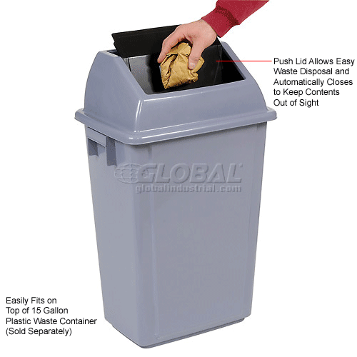 Garbage Can & Recycling Plastic Indoor Global Industrial™ Trash