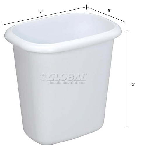 Garbage Can & Recycling Deskside Wastebaskets Rubbermaid® Vanity