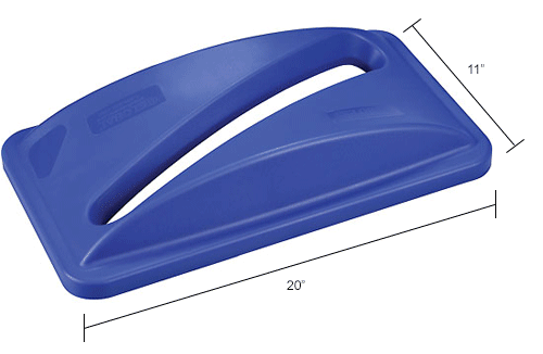 Global™ Paper Recycling Lid - Blue
																			