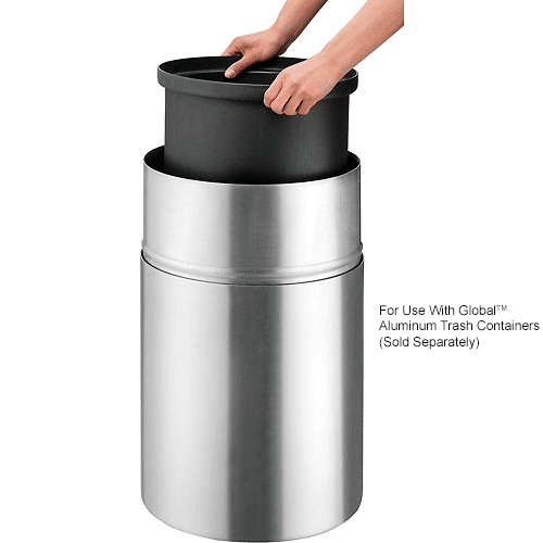 Global Industrial™ Rigid Plastic Liner For Aluminum Trash Can, 20