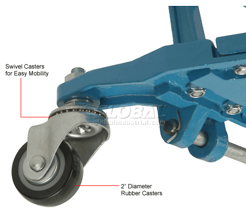 Global Industrial™ Easy Lift Desk Mover 600 Lb. Capacity | 268602