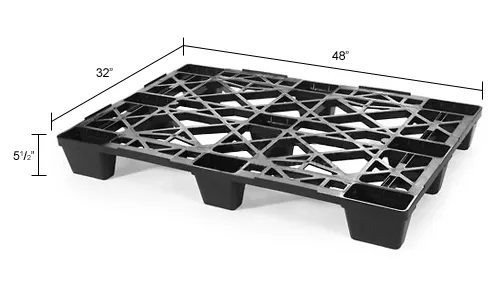 Nelson Co Cpp210Acm Euro Nestable Plastic Pallet (1200X800Mm) 47.25 x