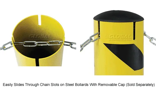 Global Industrial™ 10' Steel Bollard Security Chain