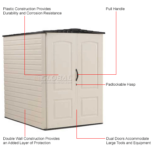 Buildings & Storage Sheds ShedsPlastic Rubbermaid Large Storage