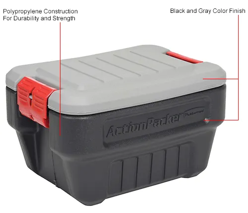 Rubbermaid ActionPacker Storage Container - Thumbnail 4