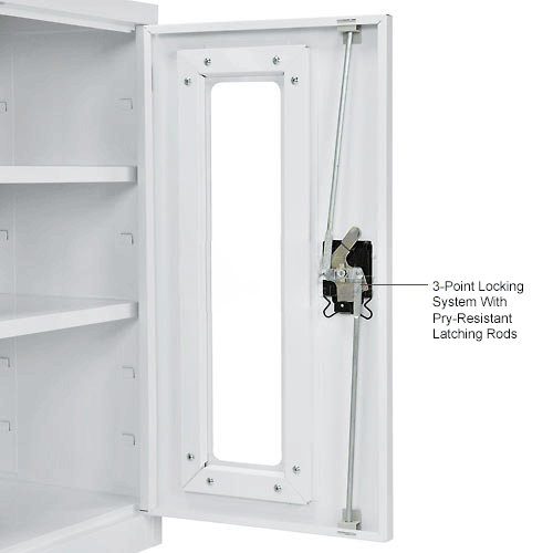 Global Industrial™ Clear View Wall Storage Assembled 30"W x 12