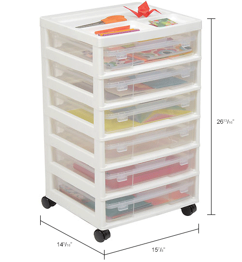 Bins Totes Containers Totes Carts Trucks Iris 6 Drawer