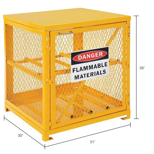 Gas Cylinder Storage Cages  Global Spill & Safety 