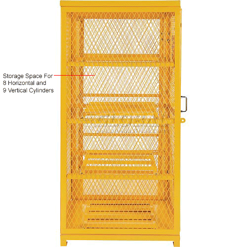 Cylinder Storage Cabinet Double Door Vertical
																			