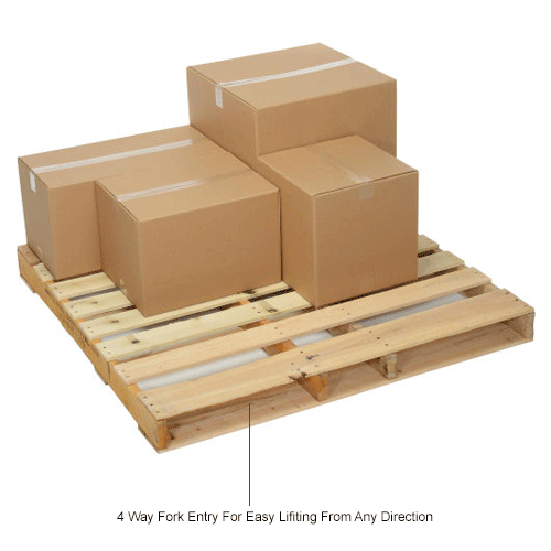 Wooden Shipping Pallets Stackable Nestable EURO 31" x 47" Package Quantity 10 