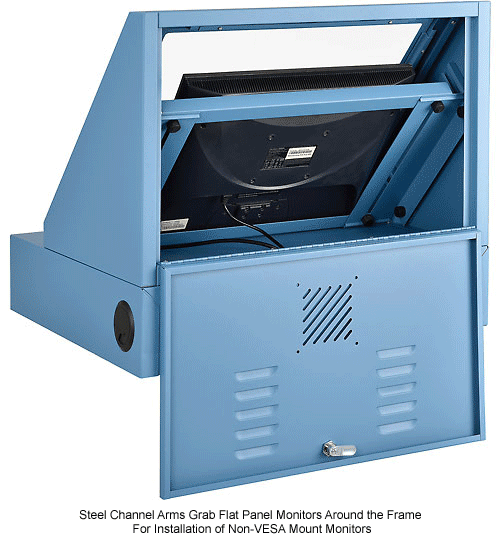 LCD Mobile Console Computer Cabinet 
																			
