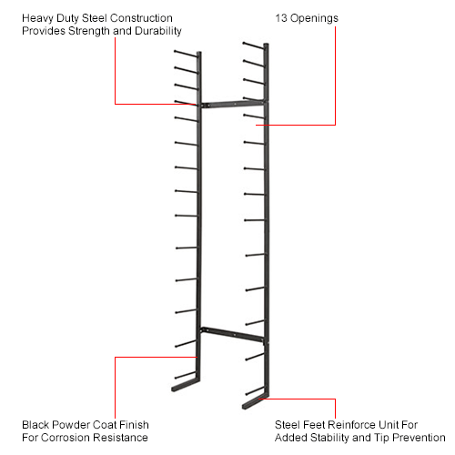VisiRack™ High Capacity Blueprint Storage Rack 13 Openings