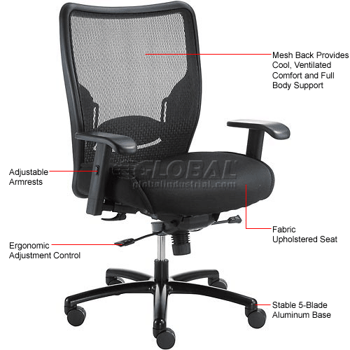 big and tall mesh office chairs